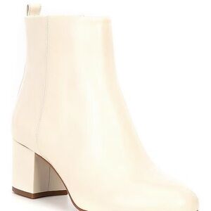 Gianni Bini Cream Ankle Boots